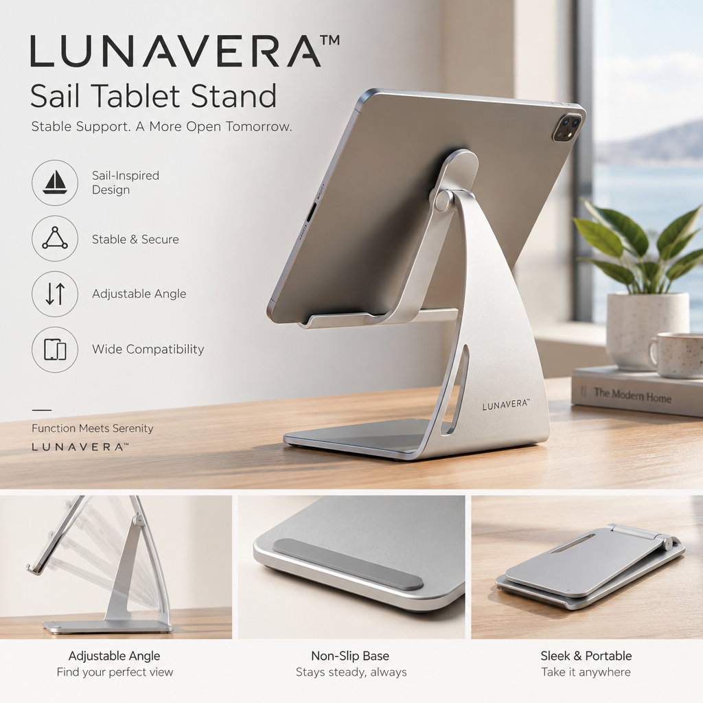 LUNAVERA™ Sail Tablet Stand