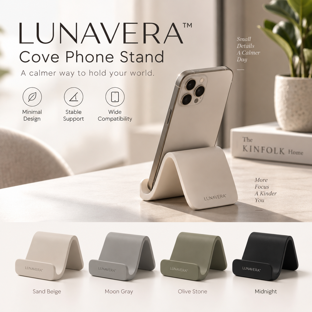 LUNAVERA™ Cove Phone Stand