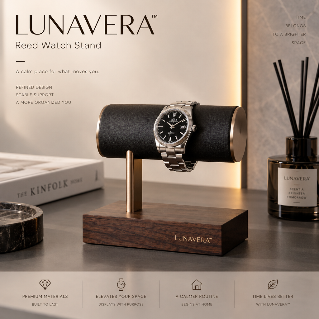 LUNAVERA™ Reed Watch Stand