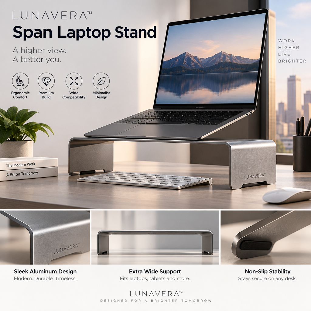 LUNAVERA™ Span Laptop Stand