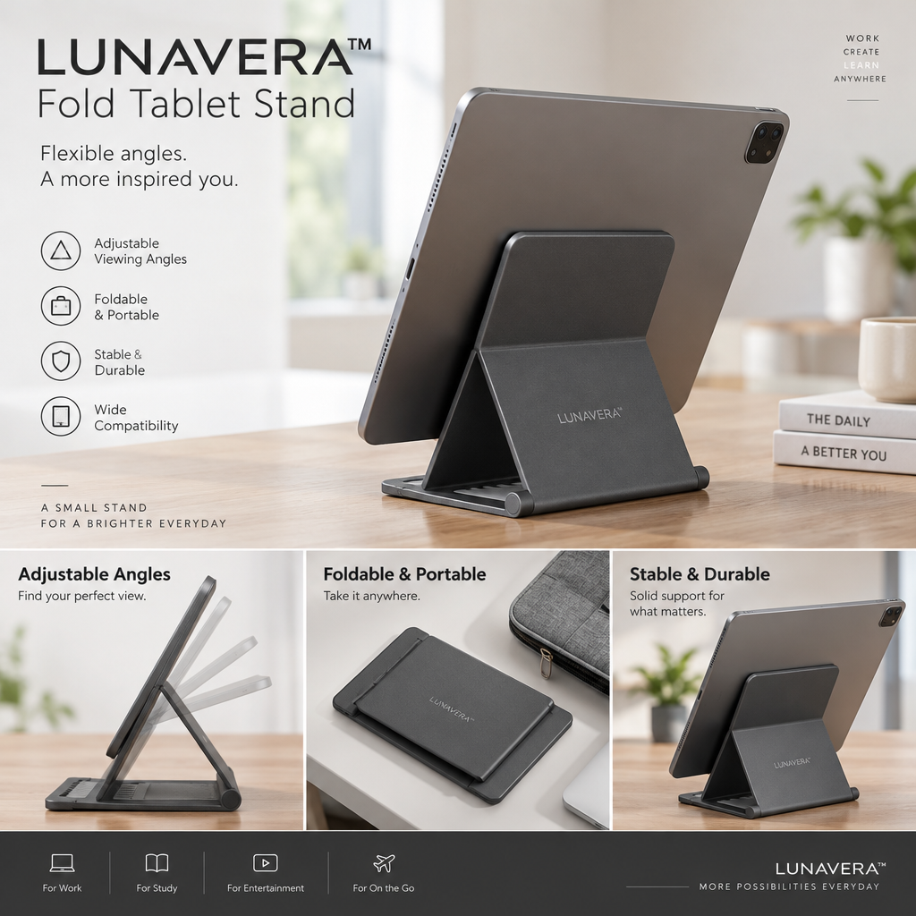 LUNAVERA™ Fold Tablet Stand