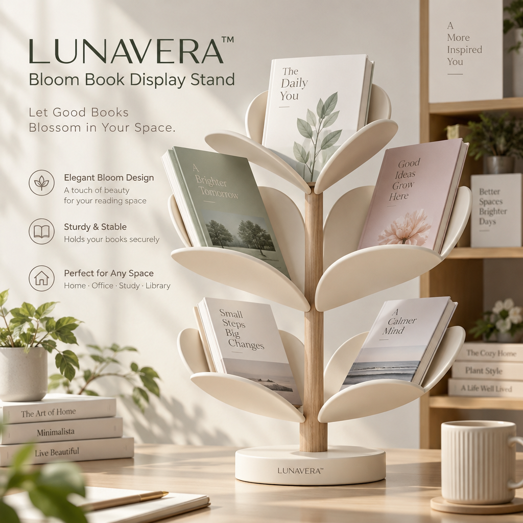 LUNAVERA™ Bloom Book Display Stand