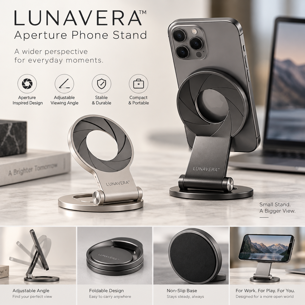 LUNAVERA™ Aperture Phone Stand