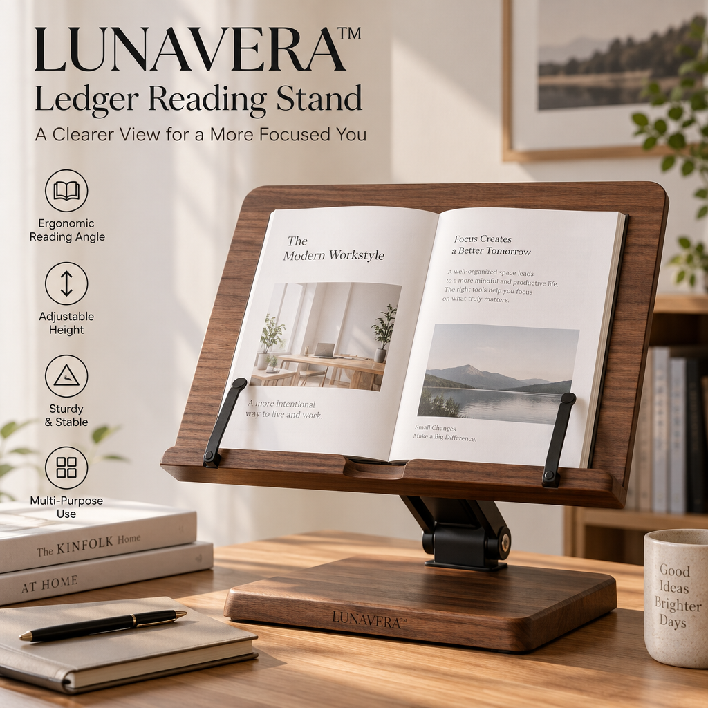 LUNAVERA™ Ledger Reading Stand