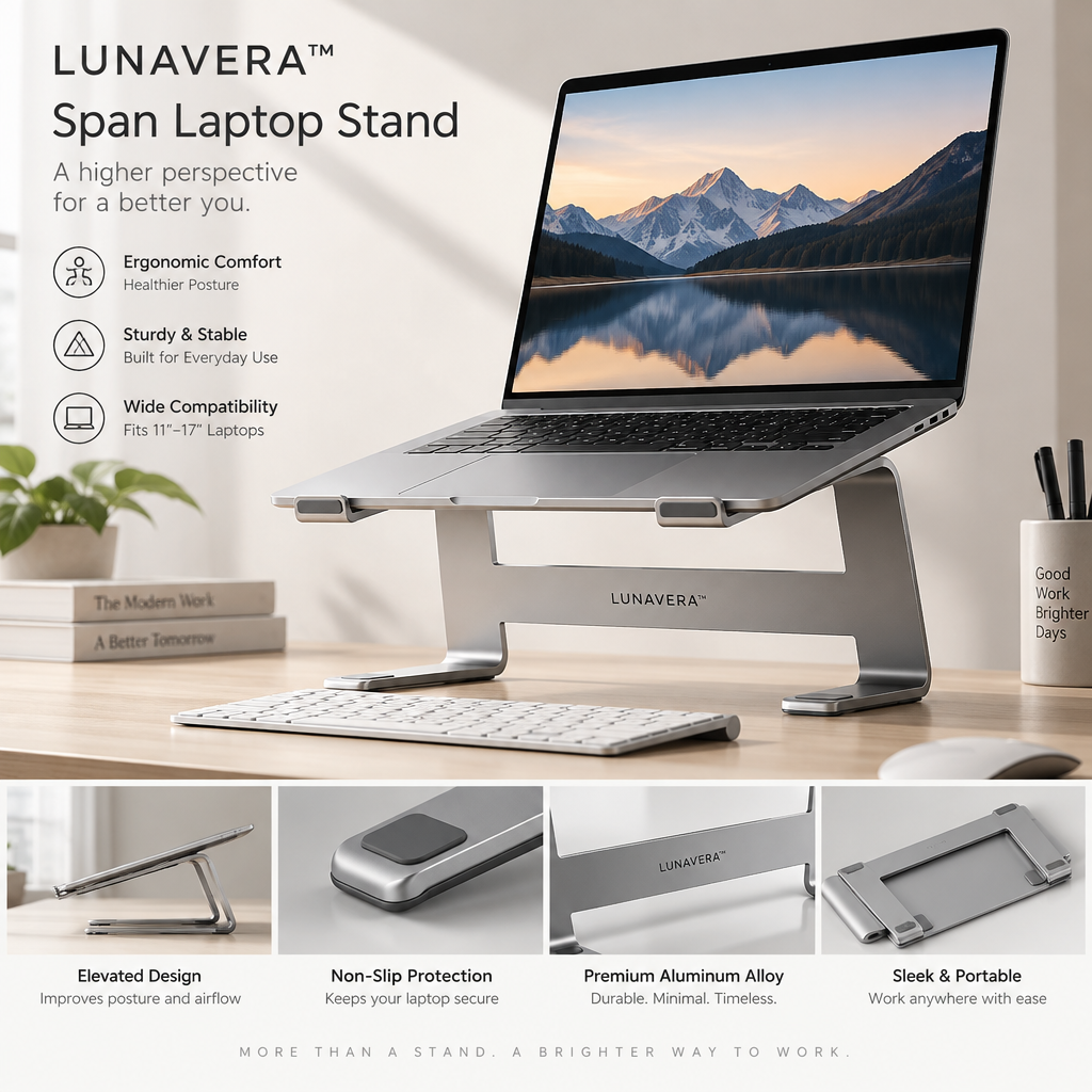 LUNAVERA™ Span Laptop Stand