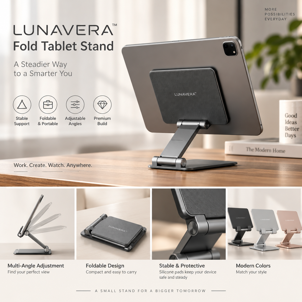 LUNAVERA™ Fold Tablet Stand