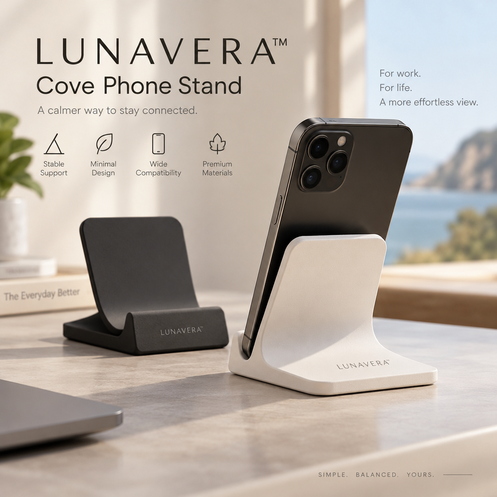 LUNAVERA™ Cove Phone Stand