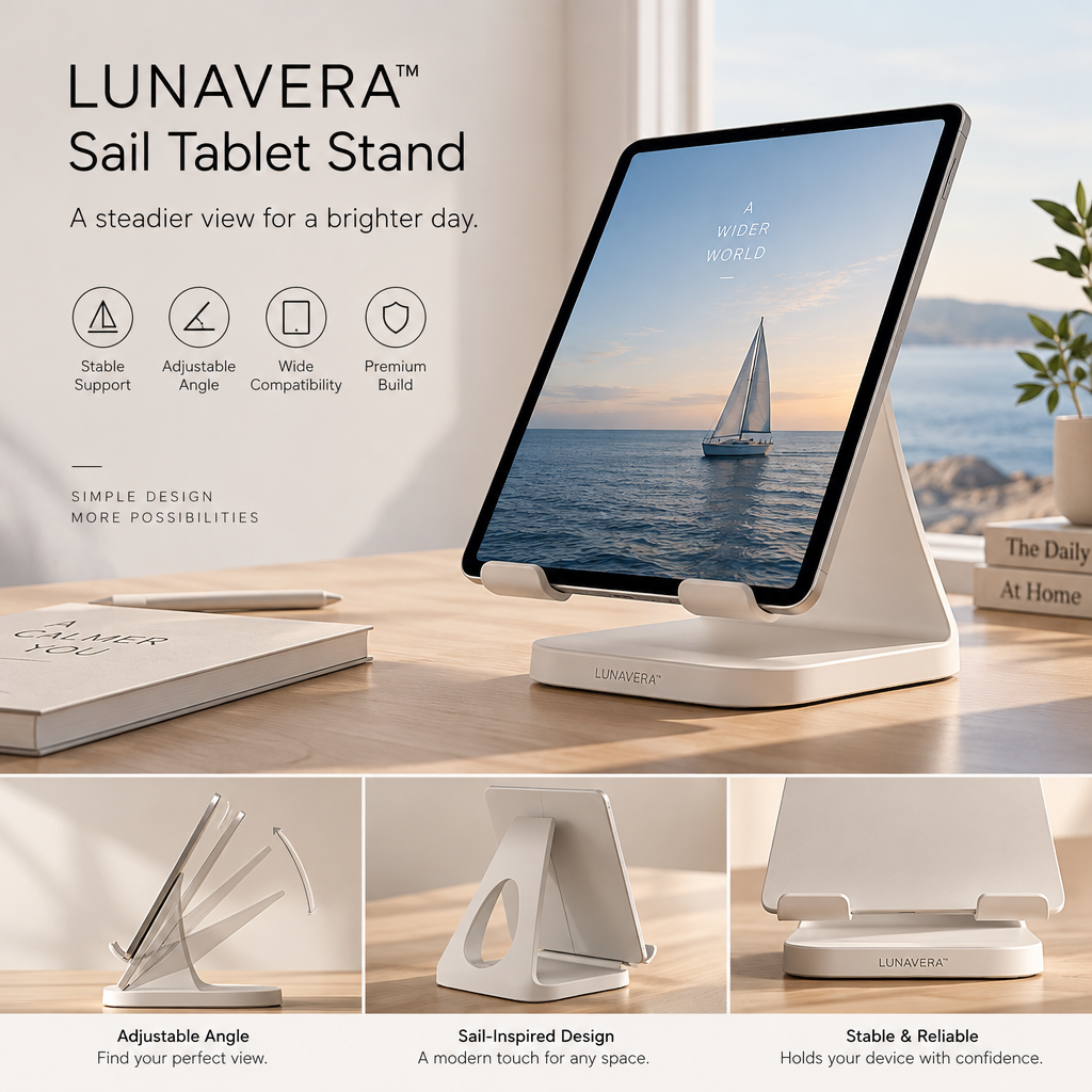 LUNAVERA™ Sail Tablet Stand