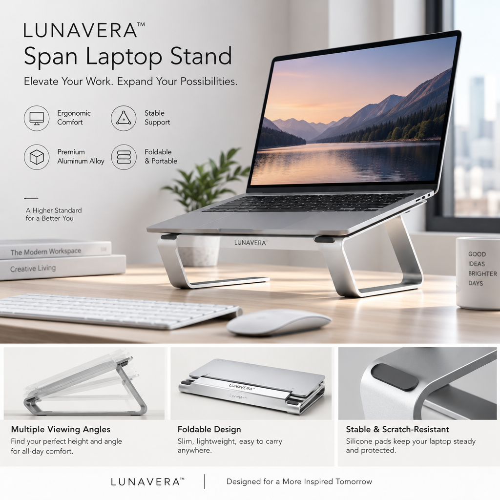 LUNAVERA™ Span Laptop Stand