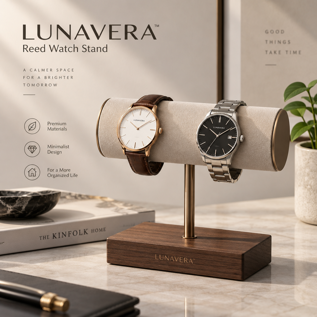 LUNAVERA™ Reed Watch Stand
