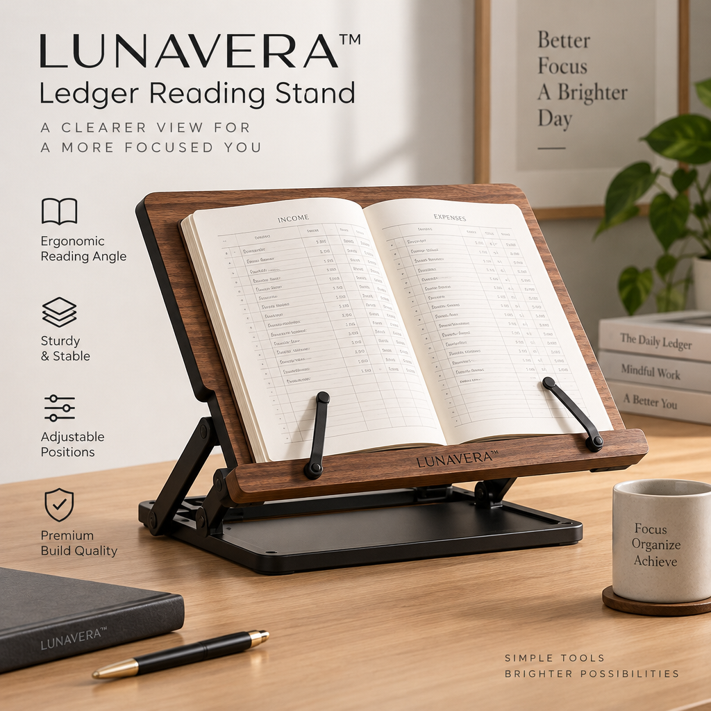 LUNAVERA™ Ledger Reading Stand