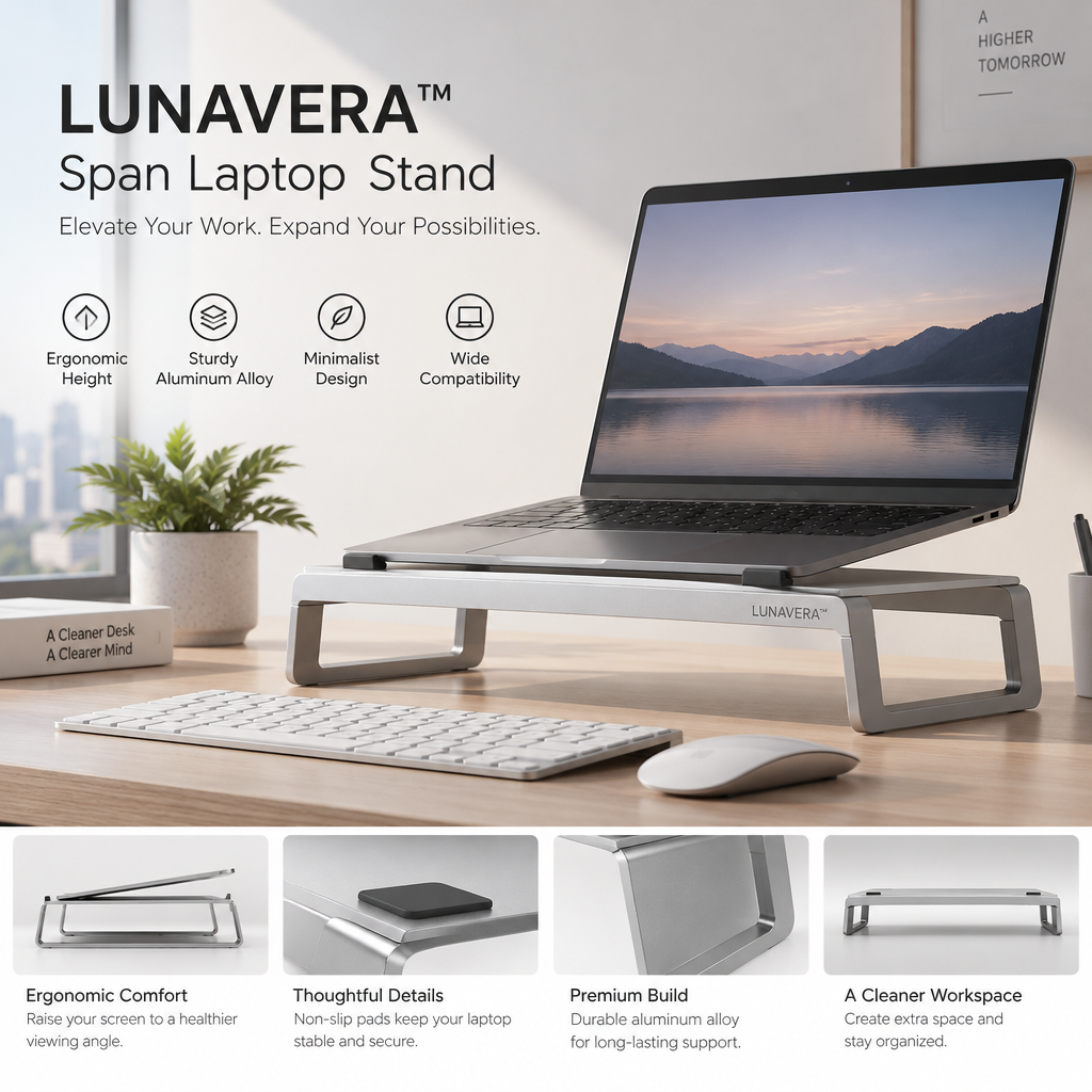 LUNAVERA™ Span Laptop Stand