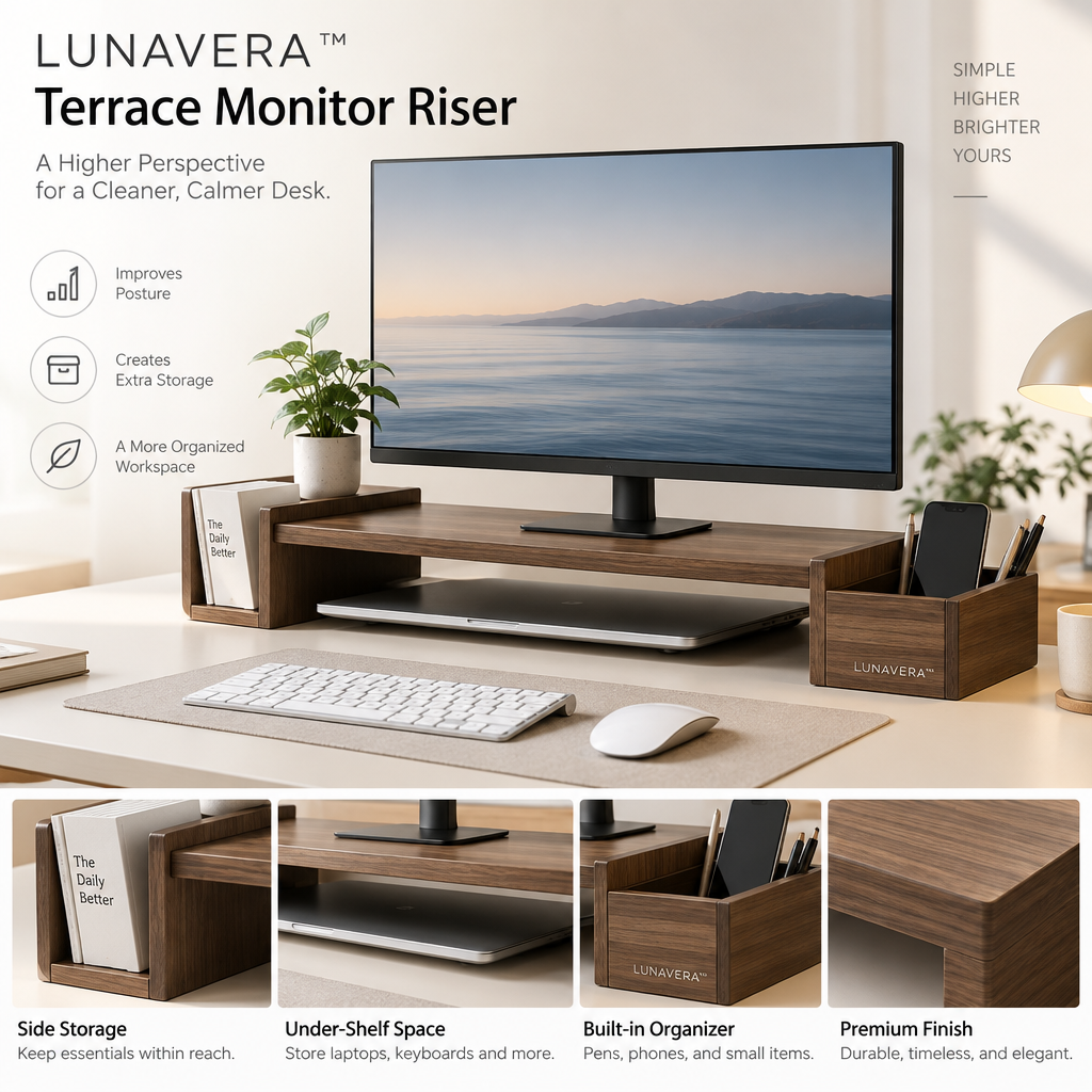 LUNAVERA™ Terrace Monitor Riser