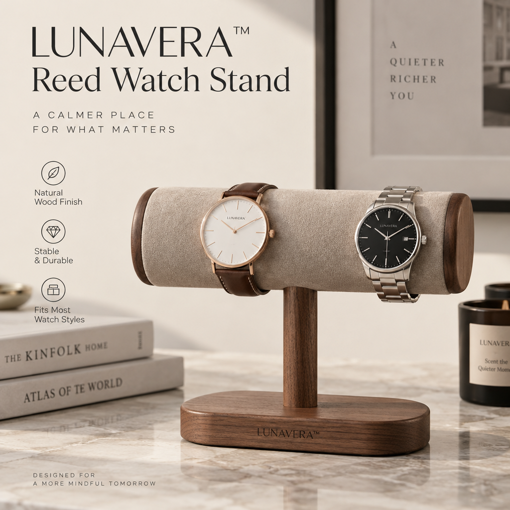 LUNAVERA™ Reed Watch Stand