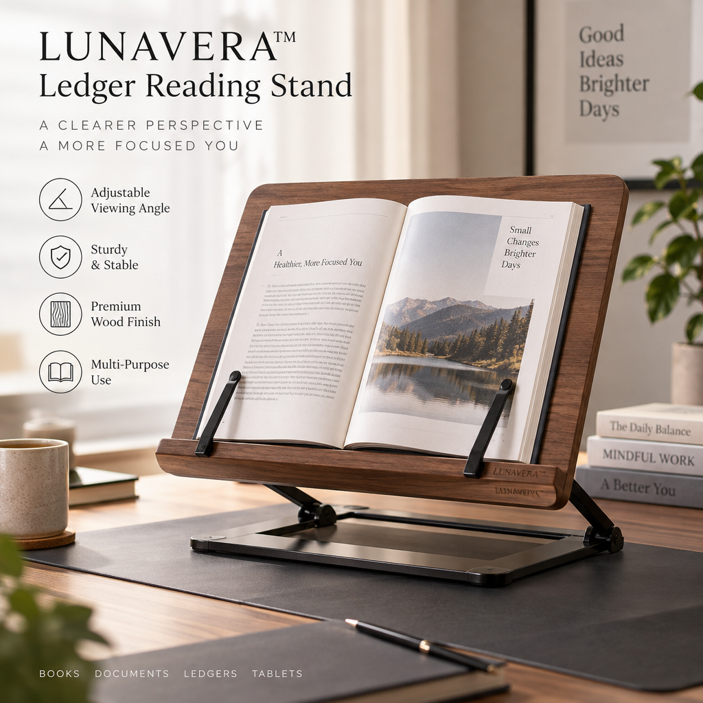 LUNAVERA™ Ledger Reading Stand