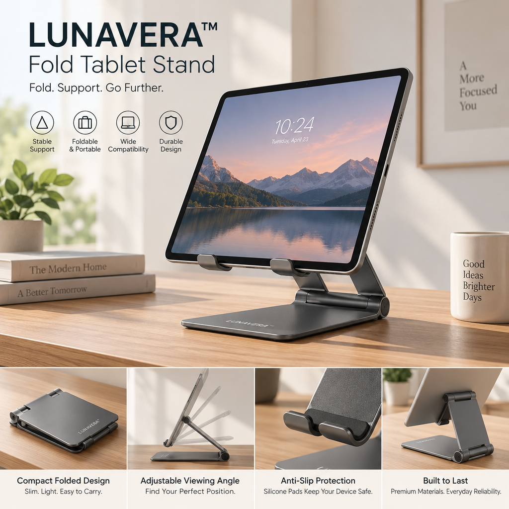 LUNAVERA™ Fold Tablet Stand