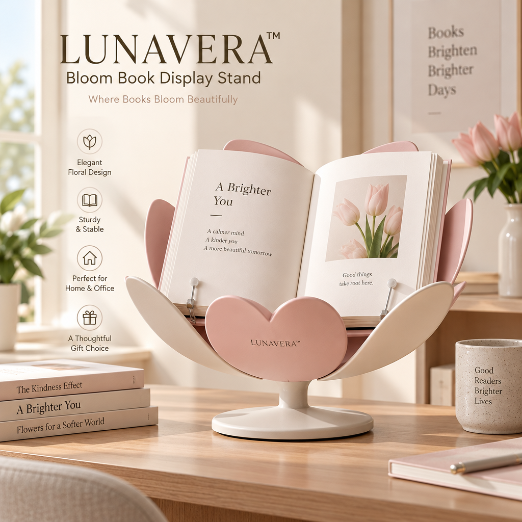 LUNAVERA™ Bloom Book Display Stand
